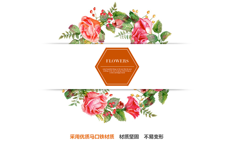 Homix 33*27cm八角形马口铁托盘 蓝底