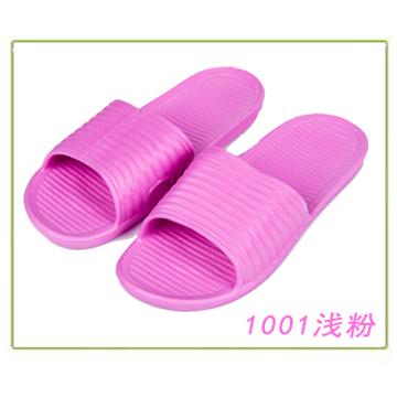 爱尚拖 夏季超轻便男女情侣凉拖鞋1001 家居 浴室 休闲 浅粉色 38 （尺寸偏小一码）