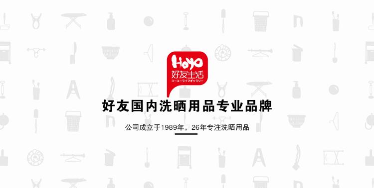 【京东超市】好友 L42凹型套塑衣架（10支装） YT422