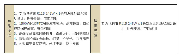 飞利浦(PHILIPS)　集成吊顶 单灯暖 60171 净系列 灯暖浴霸