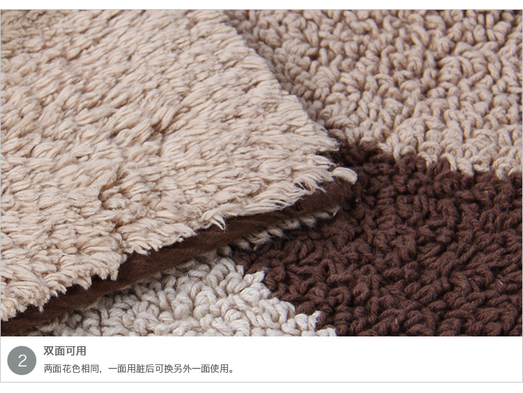 
                                        【京东超市】德国瑞德 RIDDER 波浪图长方形地垫 门口玄关通用 60*90cm 734309                