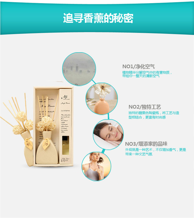 
                                        
                                                            晟旎尚品 香薰 无火香薰精油套装 净化除味房间卧室内 清新空气 日式裂纹陶瓷瓶 茉莉香型送补充液                
