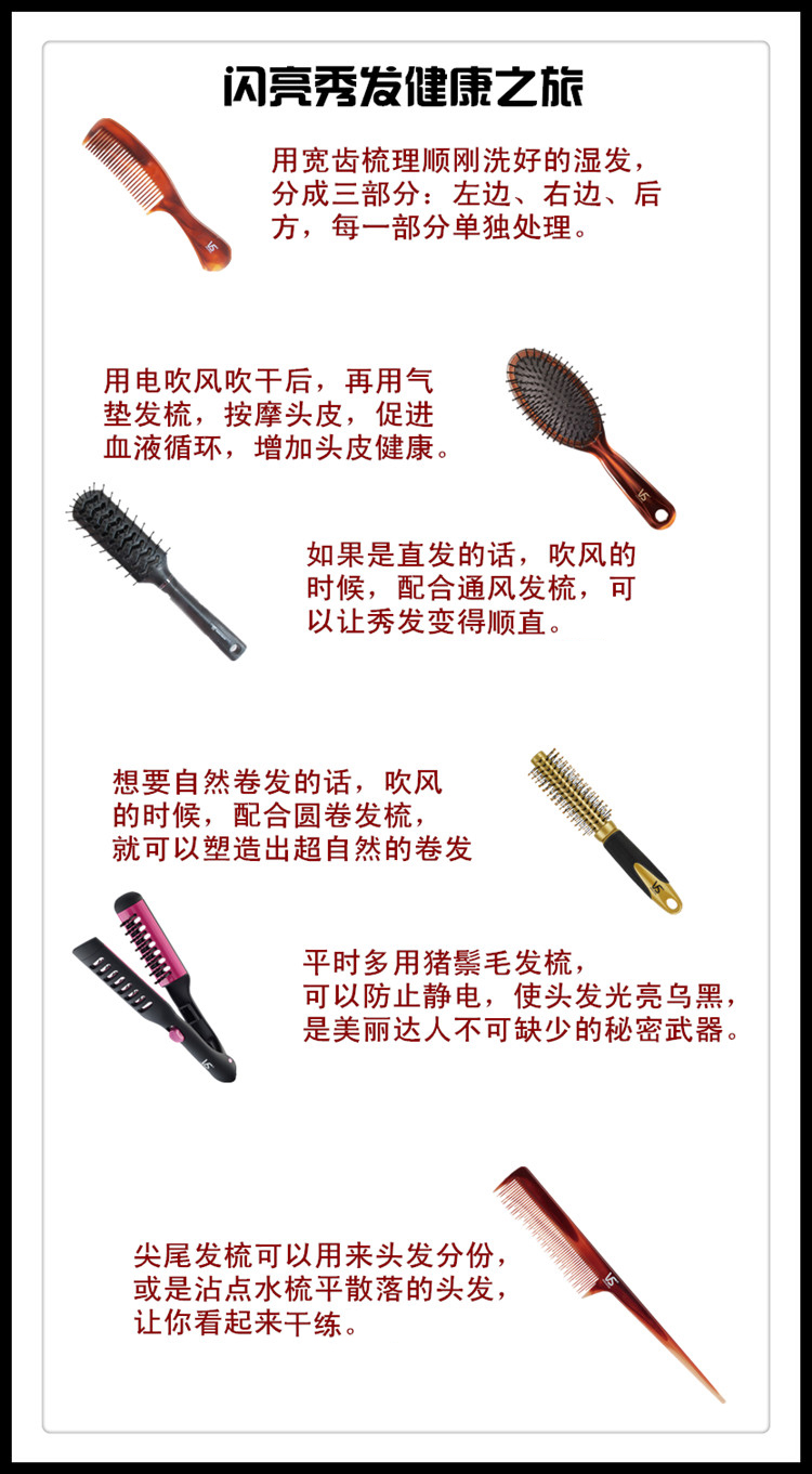 沙宣（VS）VSF76104APBCN 沙宣细圆卷发梳（粉红色）
