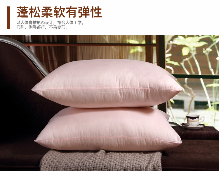 
                                        
                                        艾维 床品家纺 高弹抗压枕头单只装                