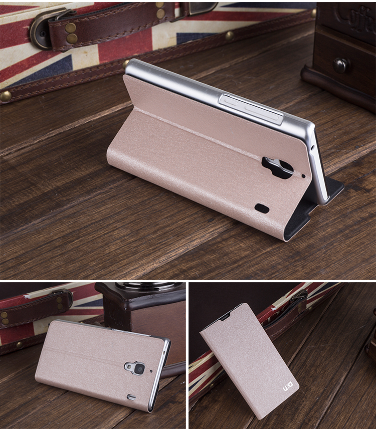 UKA 质感系列手机套 折叠支架保护套 适用于小