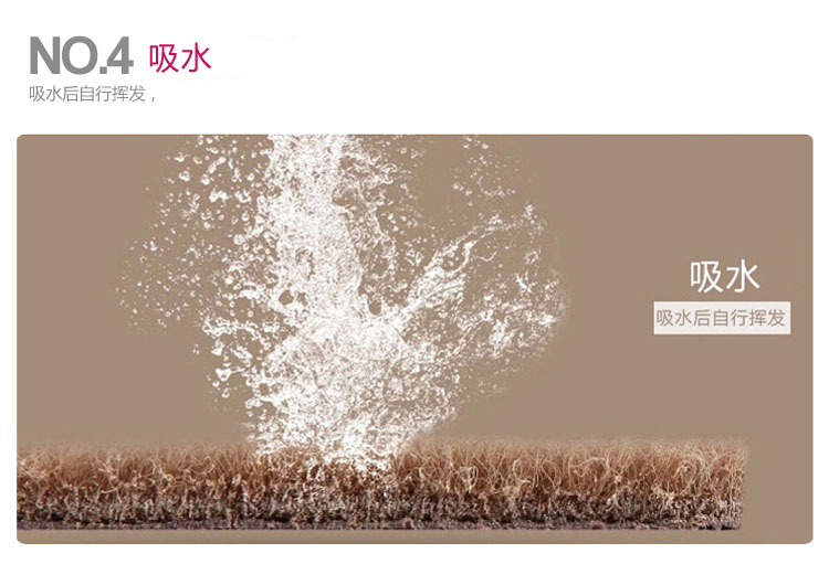 
                                        
                                        富居(FOOJO)拼块地毯厨房卫浴防滑地垫门垫40*40cm咖色                