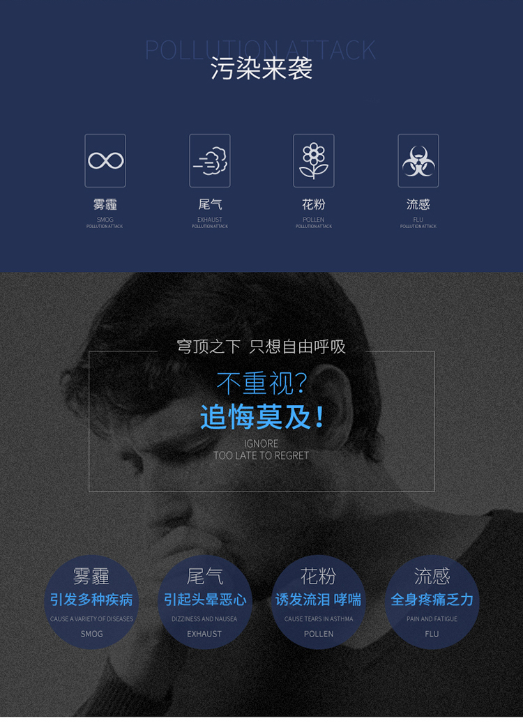 绿之源 绿呼吸N95吸杯型口罩防颗粒物呼吸器 有呼气阀 灰色5只/盒