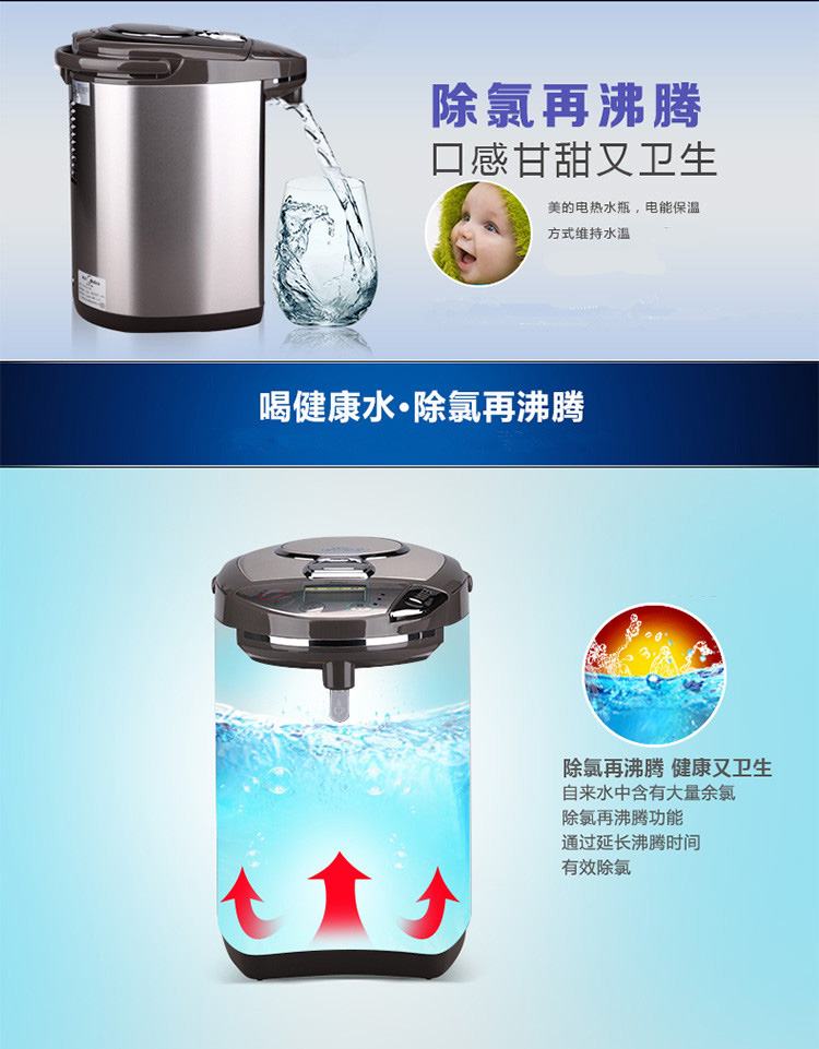 美的（Midea）电热水瓶分段控温液晶显示屏PF205C-50G 