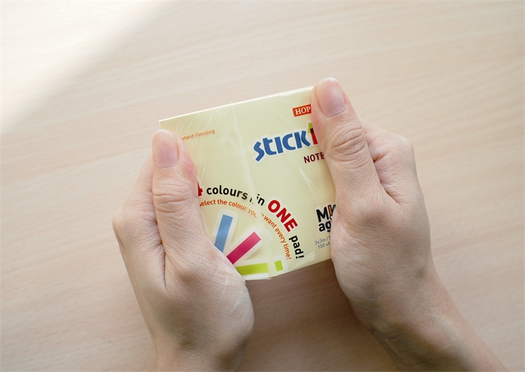 Набор стикеров STICKN 4 упаковки, 76x76 мм, разноцветные, 38003JD
