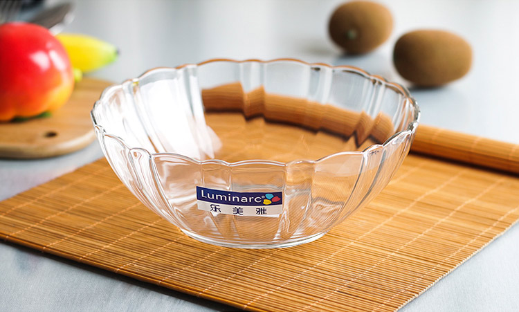 
                                        
                                                            乐美雅 Luminarc 无铅钢化玻璃沙拉碗 耐热果盘甜品色拉碗6件套 阿尔卡德E9986                