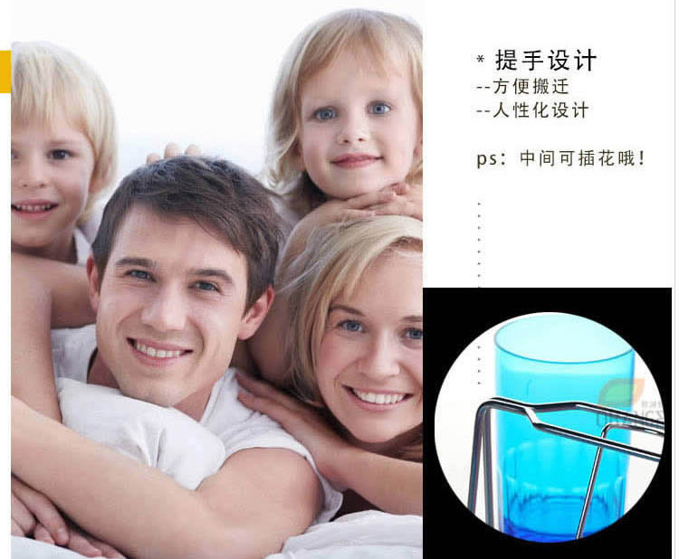 
                                        
                                        欧润哲 杯架 不锈钢杯子挂架沥水架 牙刷杯挂架 台面茶杯架                