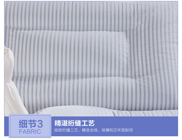 迎时（YINGSHI）荞麦壳健康枕 枕头枕芯 面料100%棉 全荞麦壳填充  单人定型枕头 40×68cm 蓝色
