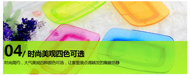 晟旎尚品 糖果色加厚防摔 平板肥皂盒 蓝色