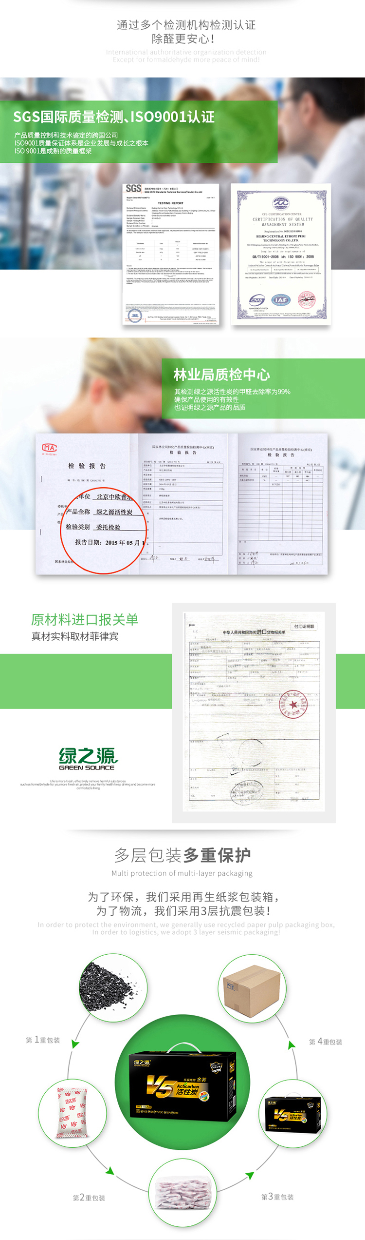 
                                        
                                        绿之源 1500gV5金装 车家两用活性炭去甲醛碳包新房家具装修除味吸甲醛                