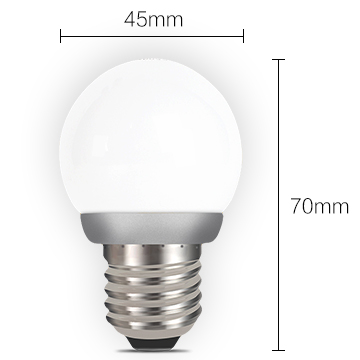 HD LED球泡灯E27灯泡白光3W灵动系列