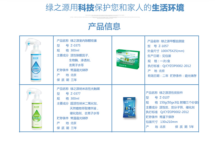 
                                        
                                                            绿之源 60~80㎡母婴新房装修光触媒活性炭  除甲醛清除剂家具除油漆味异味除甲醛喷雾剂防霉治理套装适用                