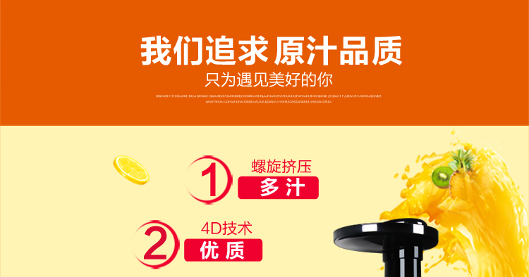海尔（Haier）原汁机家用低速榨汁机HYZ-A108 
