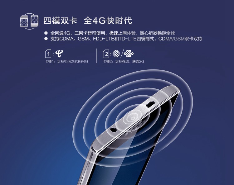TCL (P589L) 时尚白 电信4G手机 双卡双待
