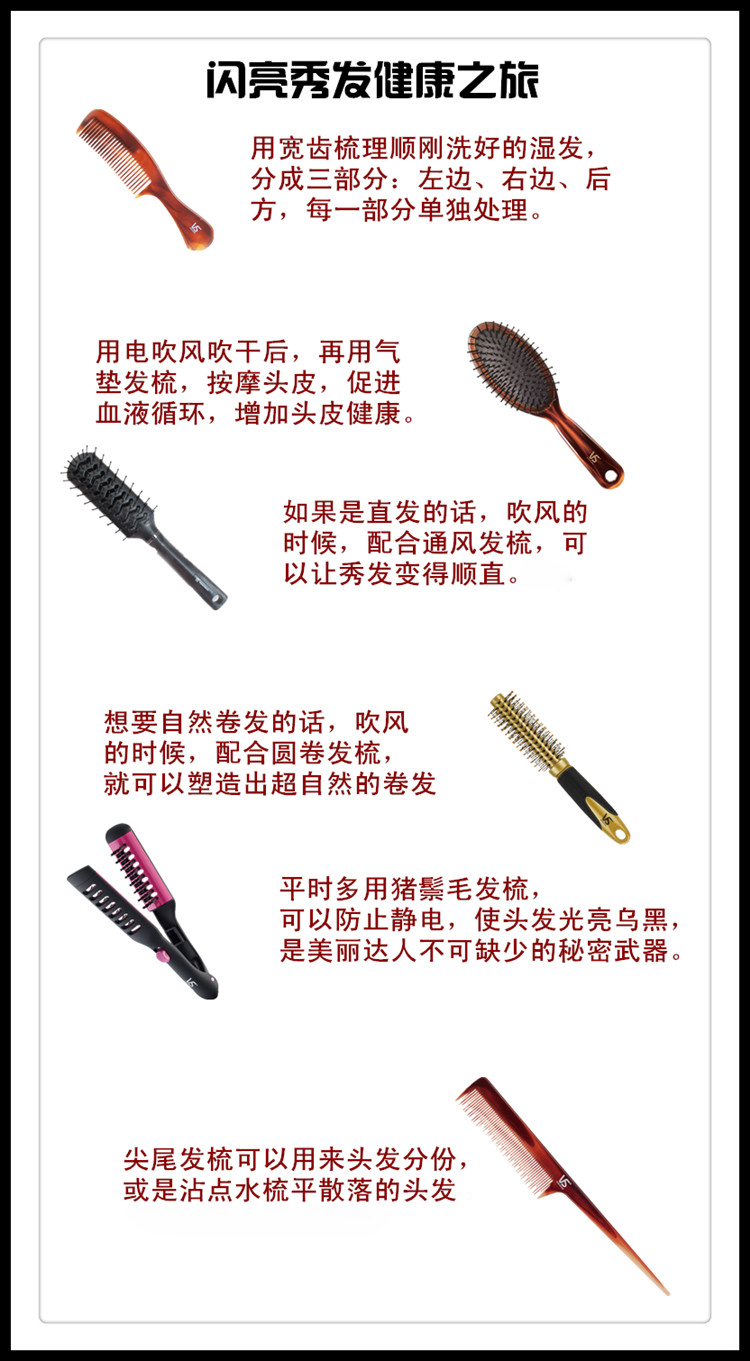 沙宣（VS）VST93507CN 电气石万用发梳