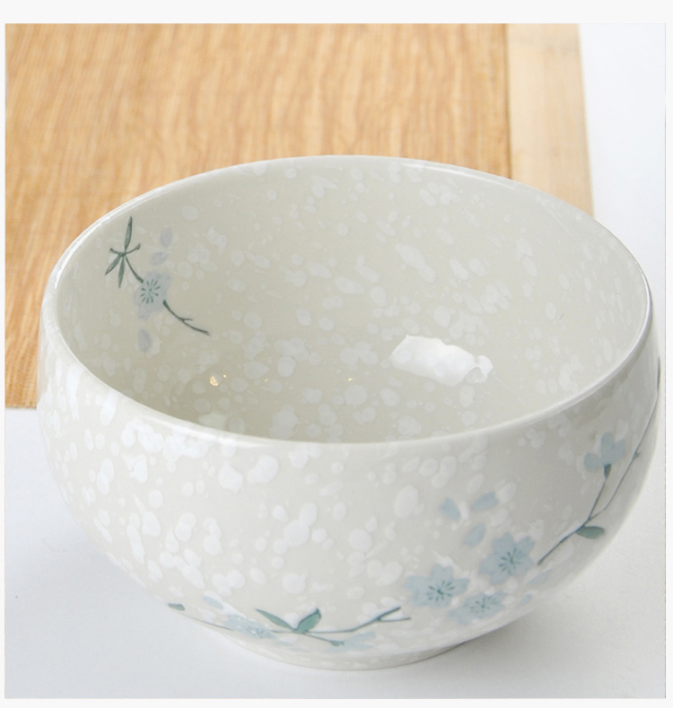 
                                        
                                                            樱之歌 纯手绘雪花釉日式素瓷6英寸钵碗（2只）                