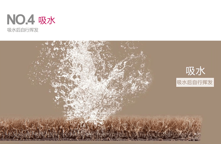 富居（FOOJO）地毯地垫 厨房卫浴门厅入门地垫脚垫50*80cm 黑灰小花