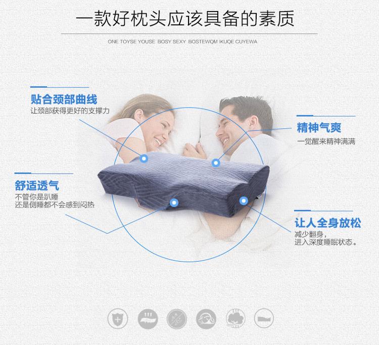 
                                        
                                                            诺伊曼（noyoke）枕芯 高款功能两用记忆枕 颈椎枕 加长款枕头 记忆棉枕头 颈椎枕头 枕头芯                