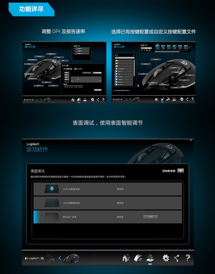 罗技（Logitech）G502 自适应游戏鼠标
