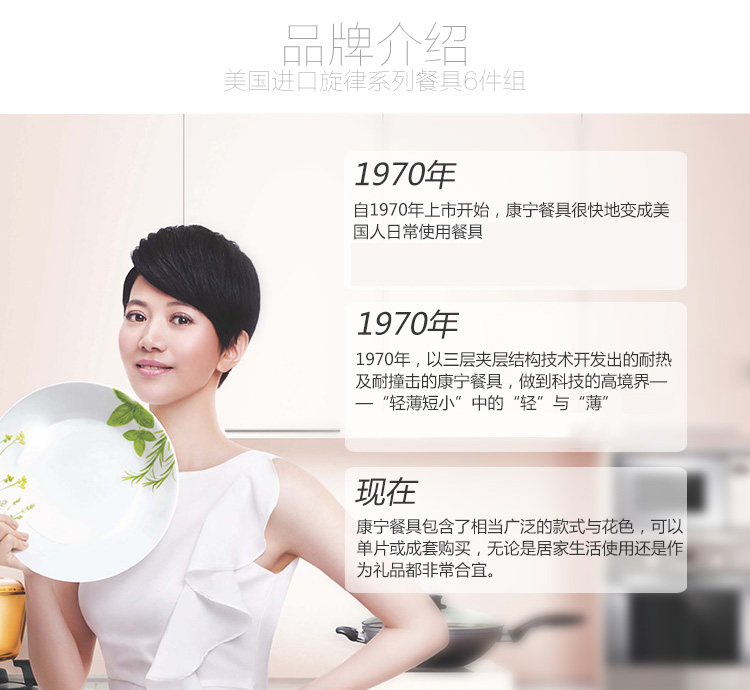 康宁VISIONS 6头旋律系列餐具套装6E-PD-CS
