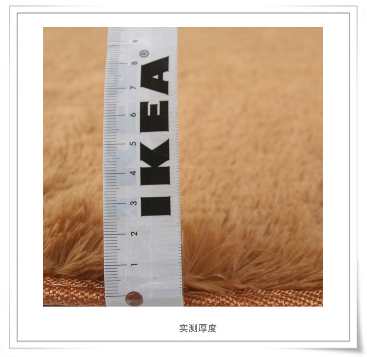 
                                        
                                        青苇 可水洗 加柔丝绒 客厅地毯70x160cm 驼色                