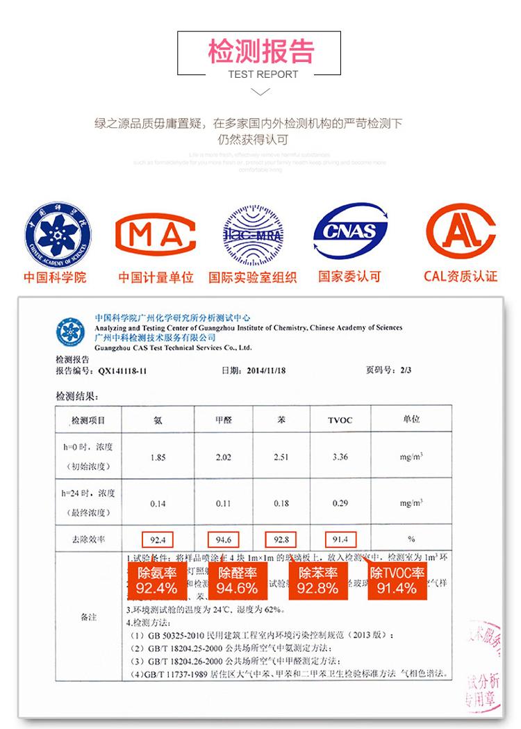 
                                        
                                                            绿之源 皮革专用纳米改性光触媒 家用母婴新房装修家具去除甲醛苯氨喷雾剂 除油漆味异味除菌防霉                