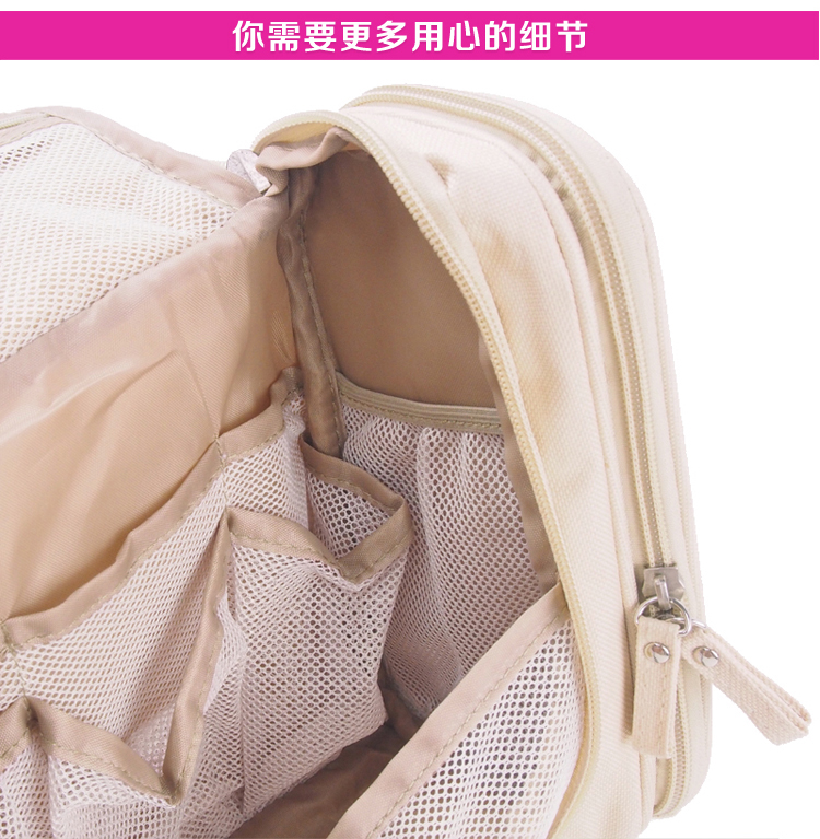 【京东超市】一帆 透气防水洗漱包出差旅行化妆收纳包 蓝色