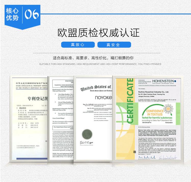 
                                        
                                                            诺伊曼（noyoke）枕芯 高款功能两用记忆枕 颈椎枕 加长款枕头 记忆棉枕头 颈椎枕头 枕头芯                