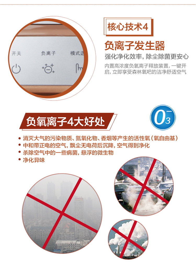 莱克（LEXY） KJ501 空气净化器 加湿净化