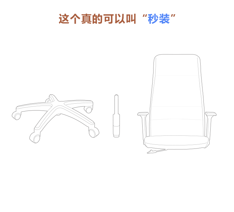 震旦(aurora) 电脑椅 人体工学家用电脑椅子 背倾仰升降皮质办公椅 f6