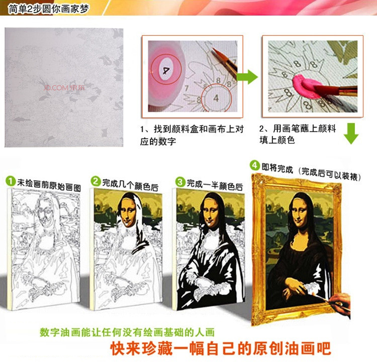 晟旎尚品 DIY数字油画童话小屋 40*50cm