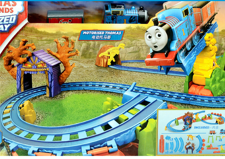 托马斯小火车套装轨道火车玩具动漫玩具儿童轨道车合金车模模型火车头
