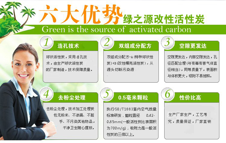 
                                        
                                                            绿之源 400g家具装修除味椰壳活性炭包新汽车内用家用吸去除甲醛清除剂防潮除味剂除臭去味竹炭包碳包                