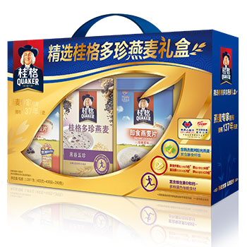 桂格(quaker)多珍燕麦礼盒 1080克