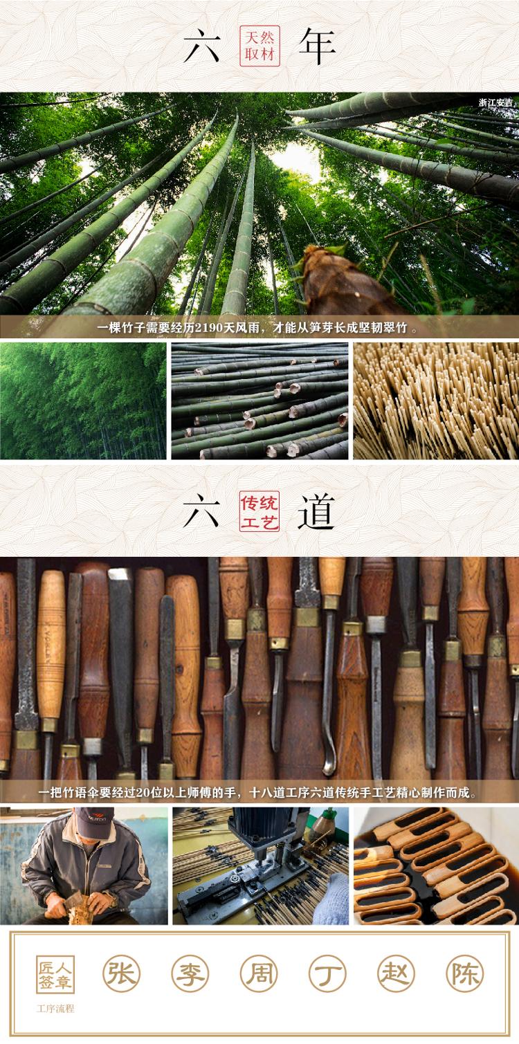 天堂伞 竹语伞绿色环保纯手工制作陈岚画家创意限量版加大加固超强防紫外线直杆晴雨伞 京剧脸谱