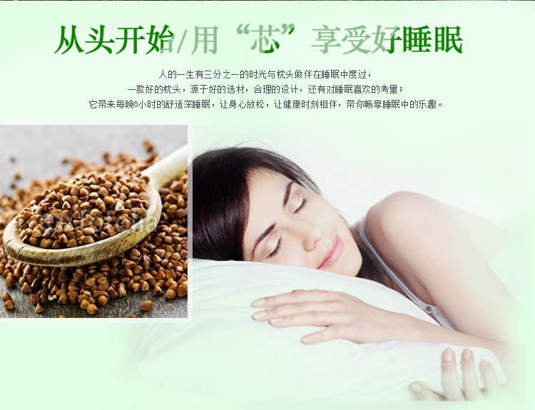 
                                        迎馨 枕芯家纺 荞麦枕头 睡眠枕头芯单人学生枕头芯 43*70cm                