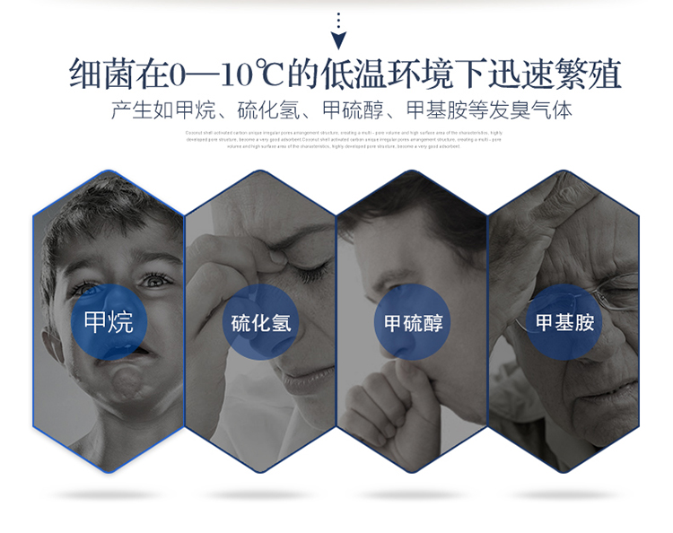 
                                        
                                                            绿之源 3盒活性炭装冰箱除味剂  竹炭活性炭碳包去味剂除臭剂保鲜去除异味盒                