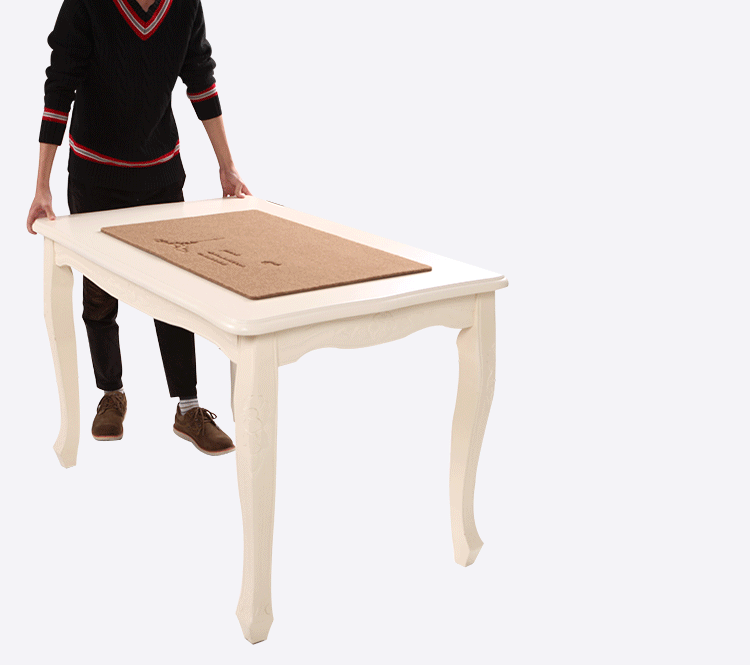 富居（FOOJO）地毯地垫 厨房卫浴门厅入门地垫脚垫50*80cm 黑灰小花