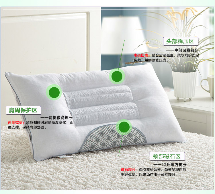 
                                        迎馨 枕芯家纺 荞麦枕头 睡眠枕头芯单人学生枕头芯 43*70cm                
