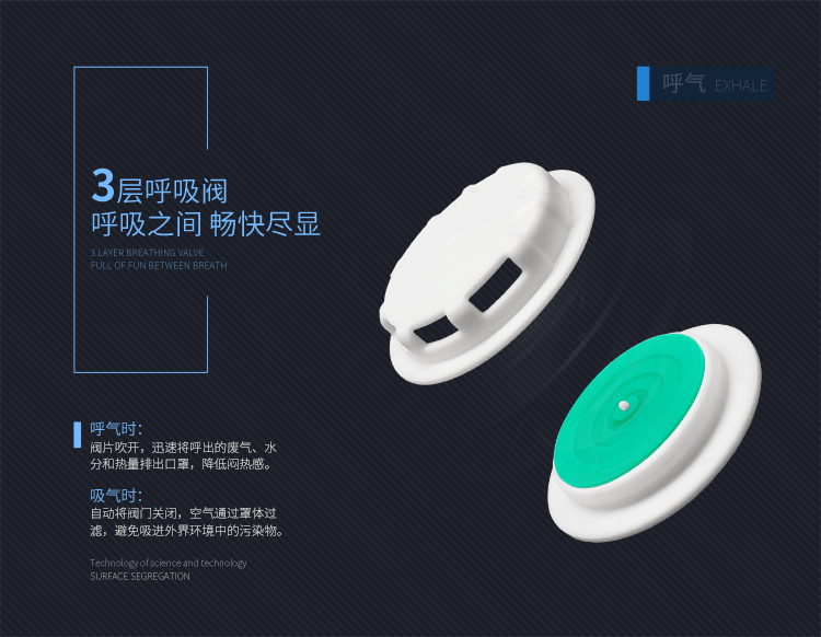 绿之源 绿呼吸N95折叠型口罩防颗粒物呼吸器 有呼气阀 灰色10只/盒