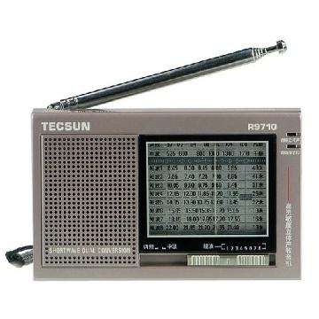 德生(tecsun)r-9710 老人收音机 二次变频半导体(褐色