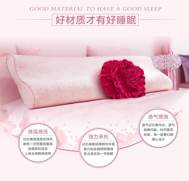 
                                        诺伊曼（noyoke）记忆枕 特大芬芳护颈双人枕头 颈椎护颈记忆枕芯                