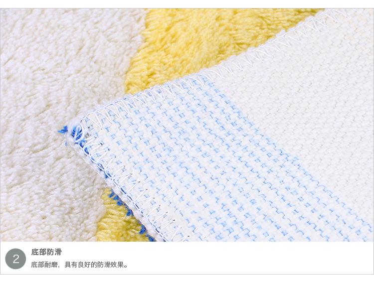 
                                        【京东超市】德国瑞德 RIDDER 冷暖色彩条地垫 客厅茶几地毯 门口玄关通用 60*90cm 7280341                