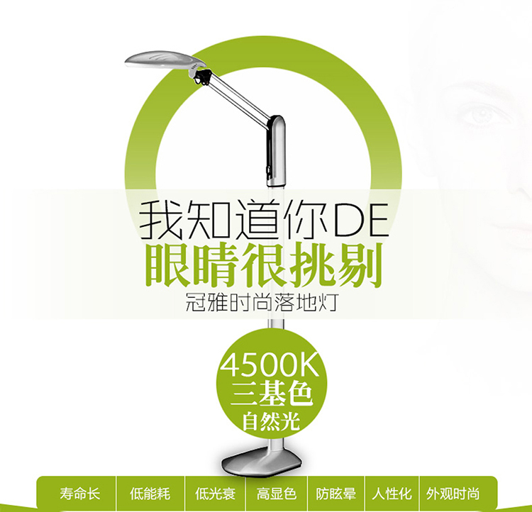 
                                        
                                        冠雅 护眼落地灯 客厅卧室床头落地台灯创意书房钢琴欧式豪华落地灯MT-3027-1 红色                