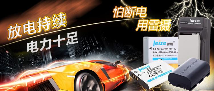 雷摄（LEISE） EN-EL19锂电充电电池 适用于尼康：Coolpix S2600/S4300/S3300/S4200/S6600