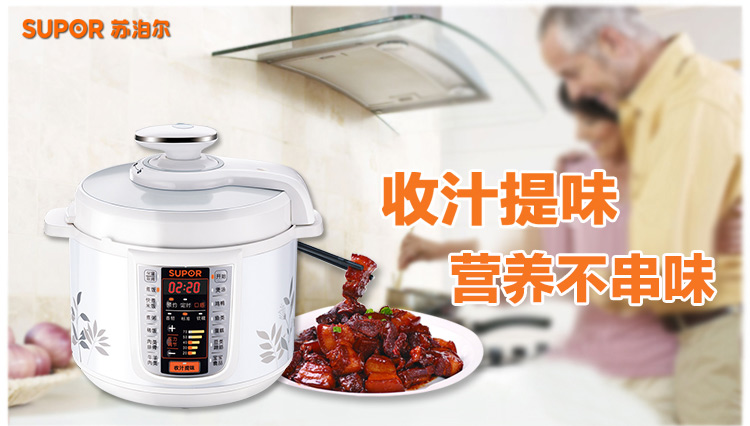苏泊尔（SUPOR） CYSB50YC9-100 电压力锅 5L双胆 定时预约